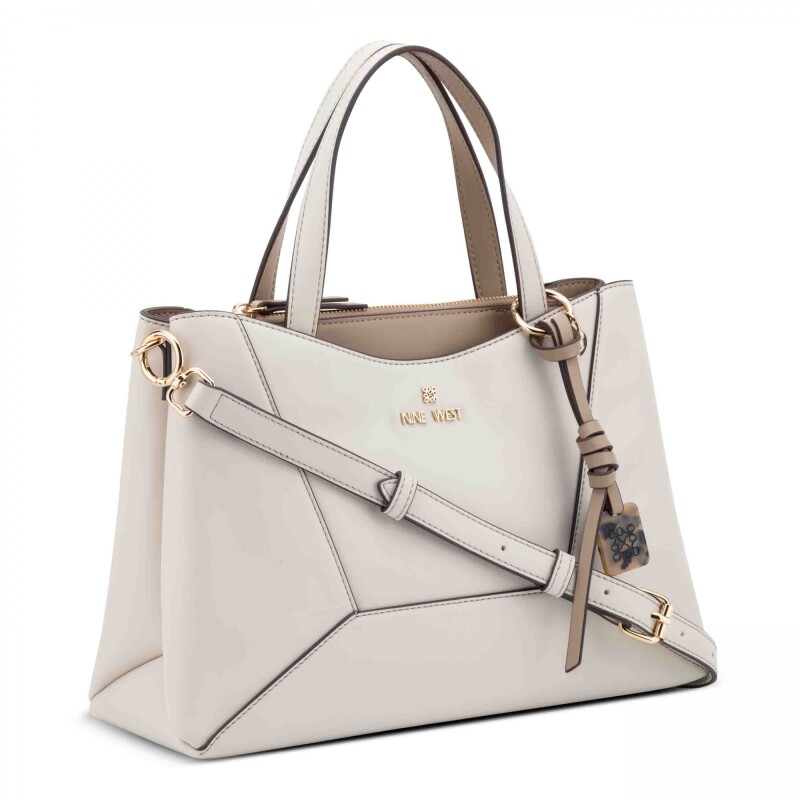 Cartera satchel Zoey Milk/pumice