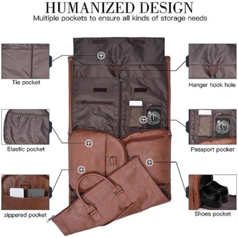 Bolso de cuero impermeable ideal para viajes Bolso De Cuero Impermeable Ideal Para Viajes