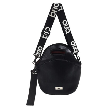 Lunchera de Neopreno Brio LB121-BLK Big Bro con Correa NEGRO