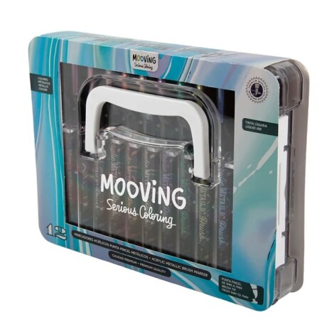 Marcador Mooving Acrilico Metalizado x 12 Marcador Mooving Acrilico Metalizado x 12