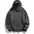 Canguro Buzo OverSize Capucha Cuello Frio Invierno Unisex Color Gris Talle XL