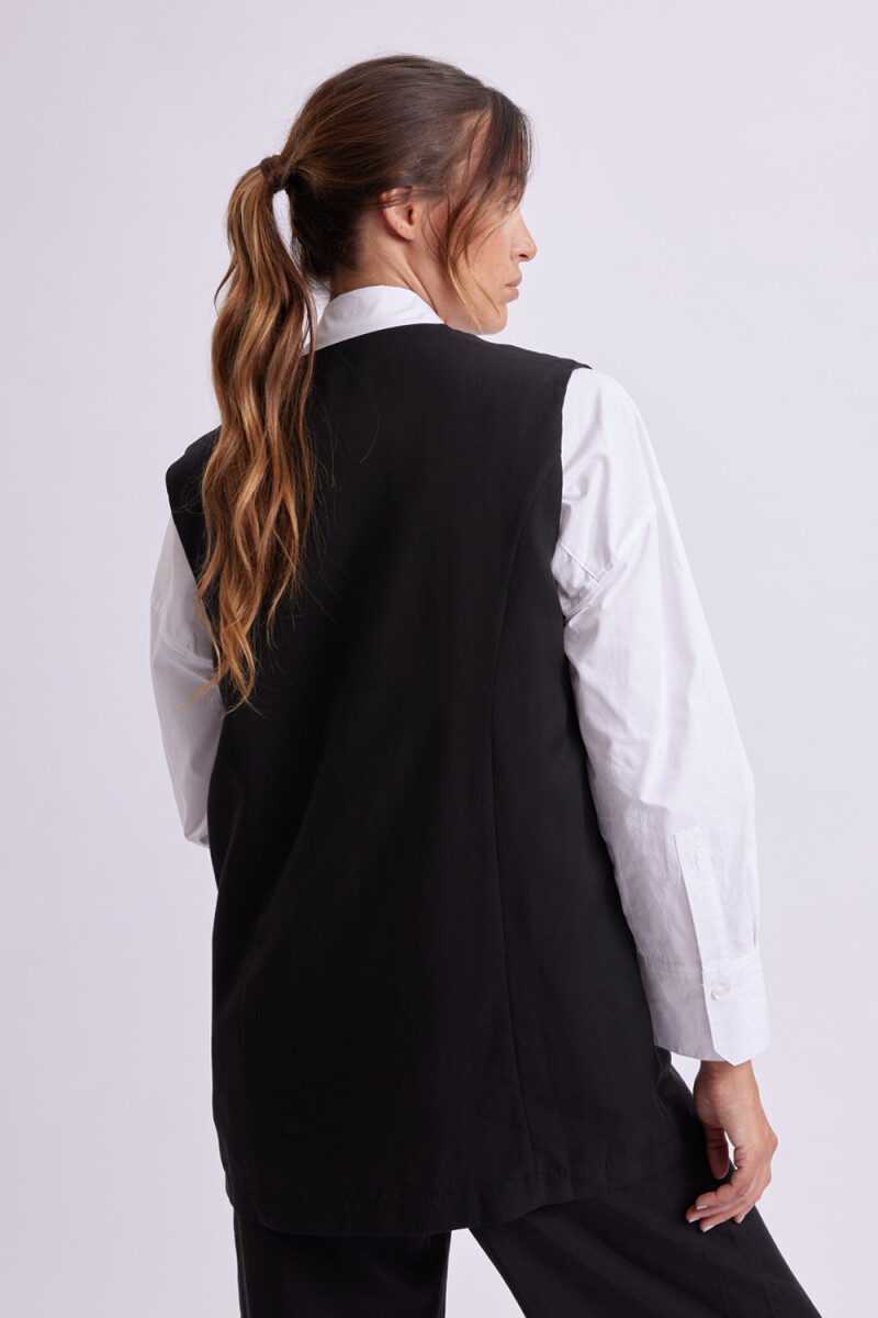 Chaleco formal Negro