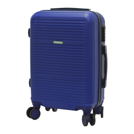 Valija Grande Rígida de Viaje Maleta con 4 Ruedas y Candado Azul