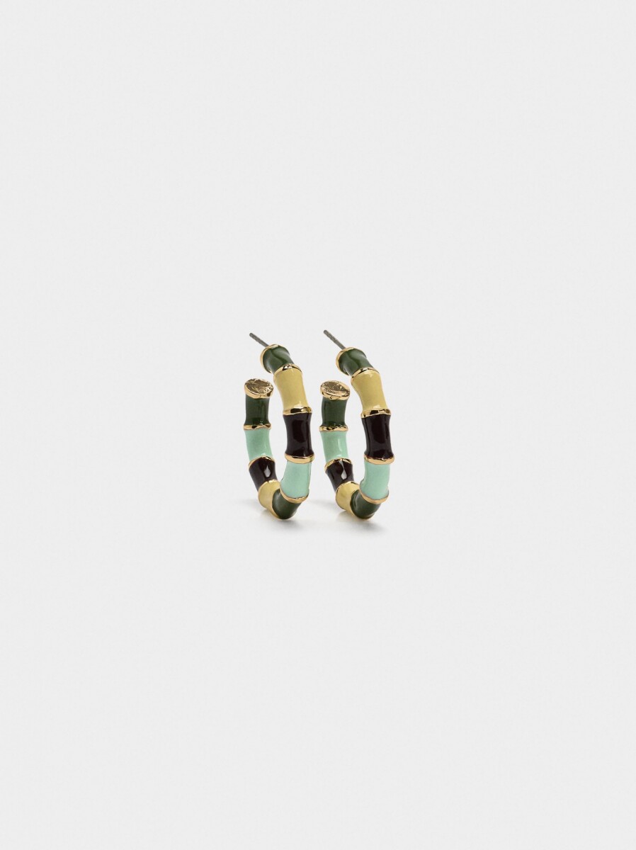 Aros Esmaltados - multicolor 
