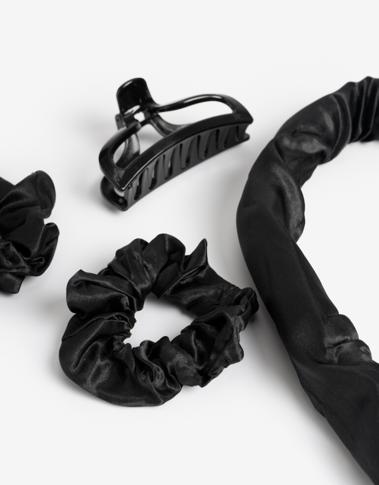 Accesorios Pelo Set Varios Set De Accesorios De Pelo Isa Expert - Negro