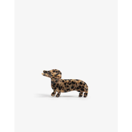 Broche Perro Salchicha De Acrílico Marron Carey