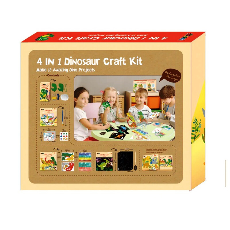 4 En 1 Craft Kit Dinosaurio 4 En 1 Craft Kit Dinosaurio