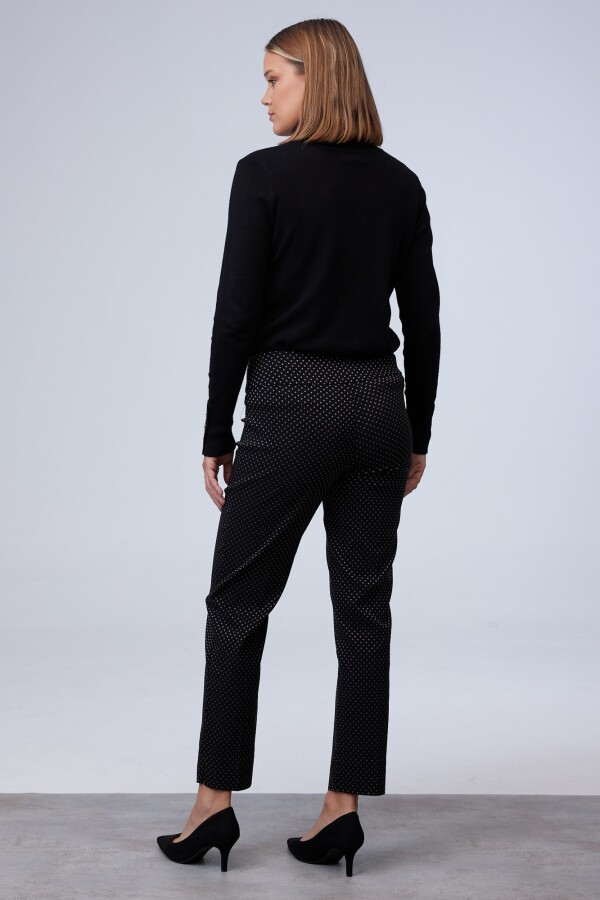 Pantalon Bordado NEGRO/BLANCO