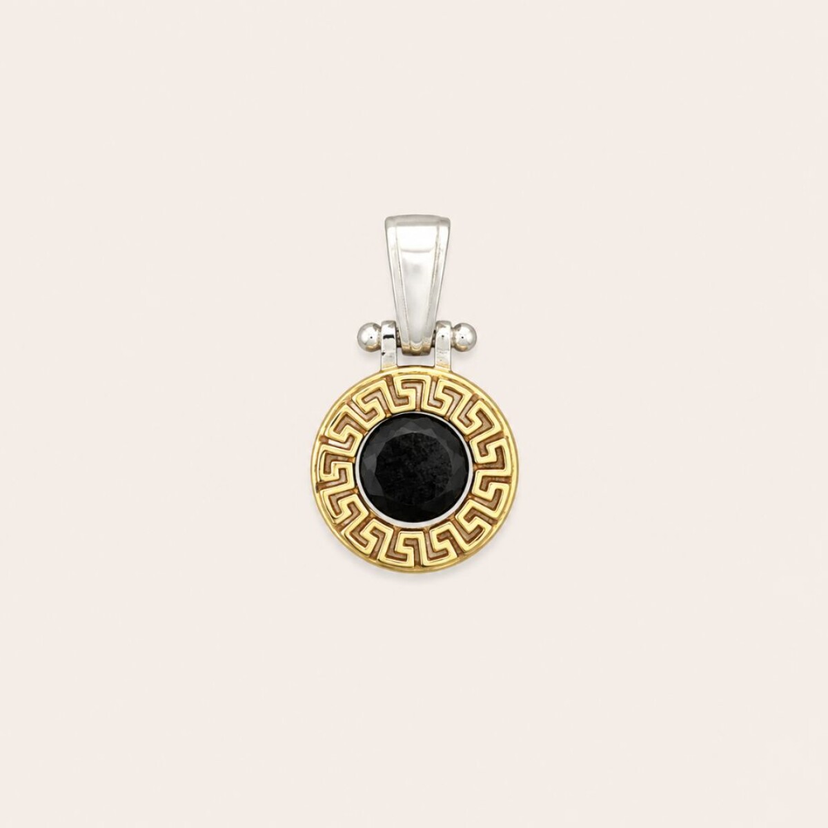 Medalla Isis Black - Plata y Oro 
