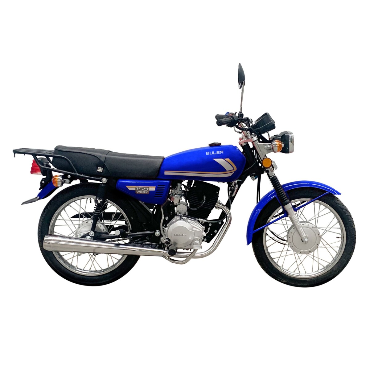 Motocicleta Buler Work 150cc - Rayos - Azul 