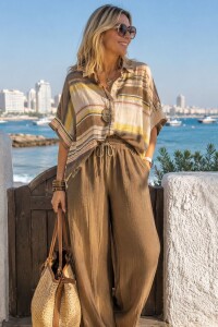 CAMISA DUNIA Tostado