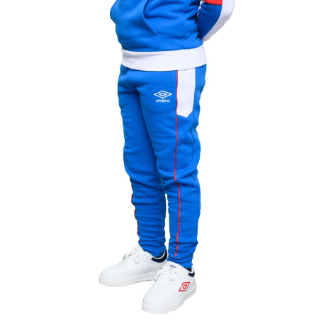 Pantalón Infantil Umbro Nacional Azul Real - Blanco