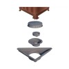 ELLEVE Receptaculo tapa inox red gold Vertex Elleve Receptaculo Tapa Inox Red Gold Vertex