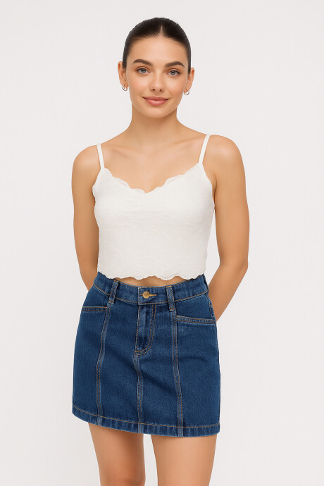 Musculosa Mandaro Blanco