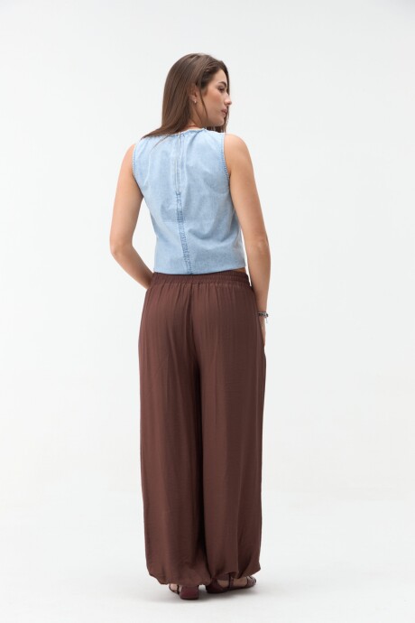 PANTALÓN BABUCHA ALBIA Marrón