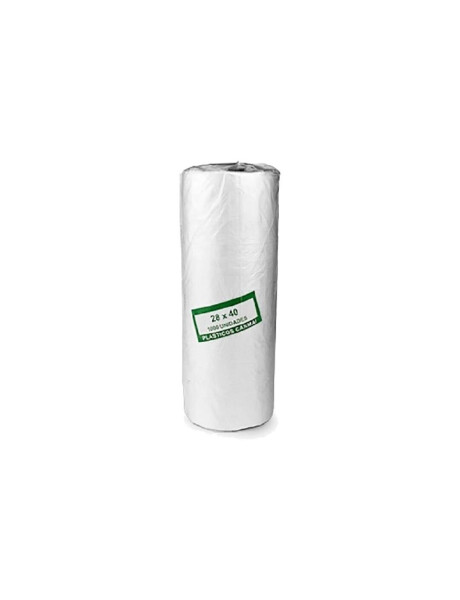 BOLSAS TRANSPARENTES 28X40, ROLLO 1000UNI BOLSAS TRANSPARENTES 28X40, ROLLO 1000UNI