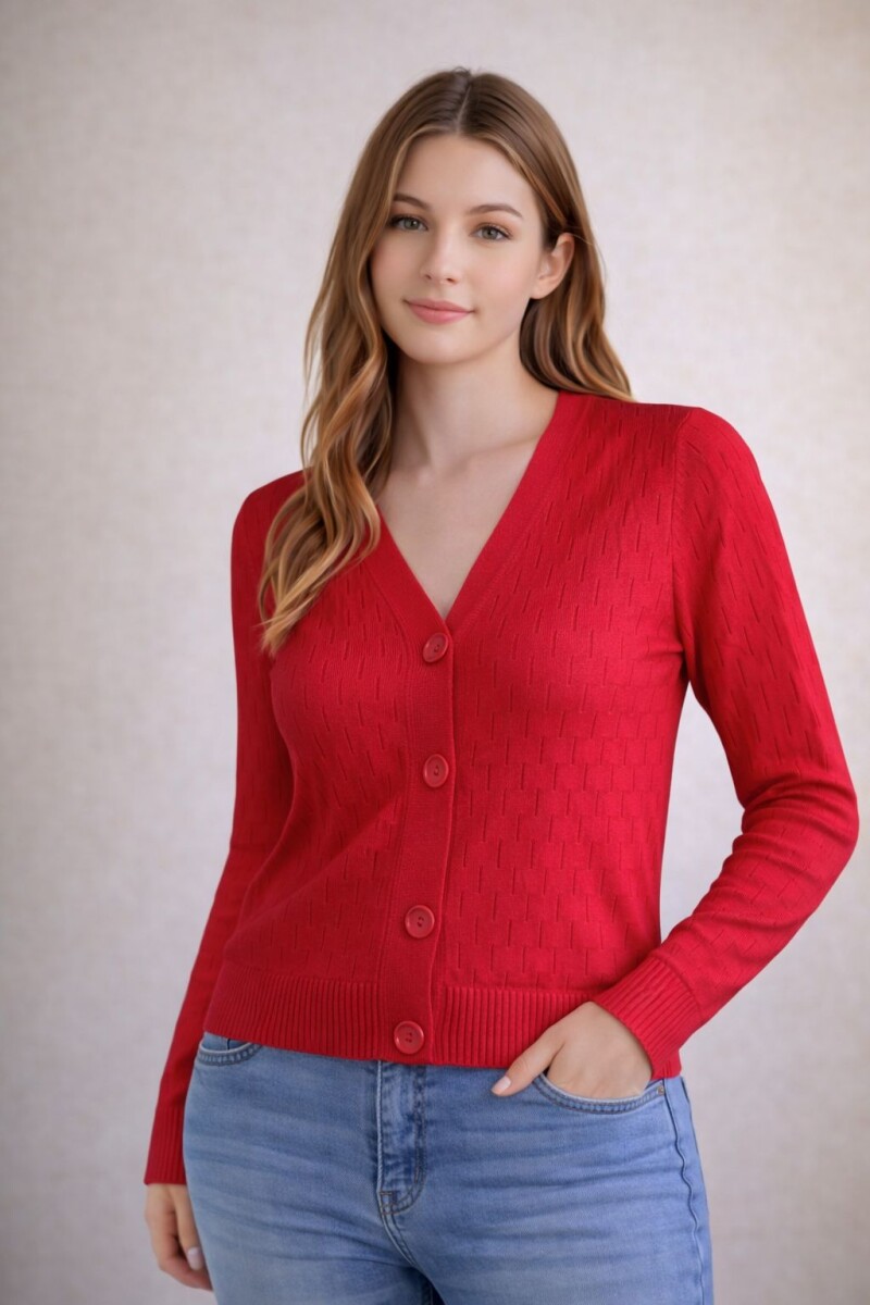 Sweater zarek - Rojo 