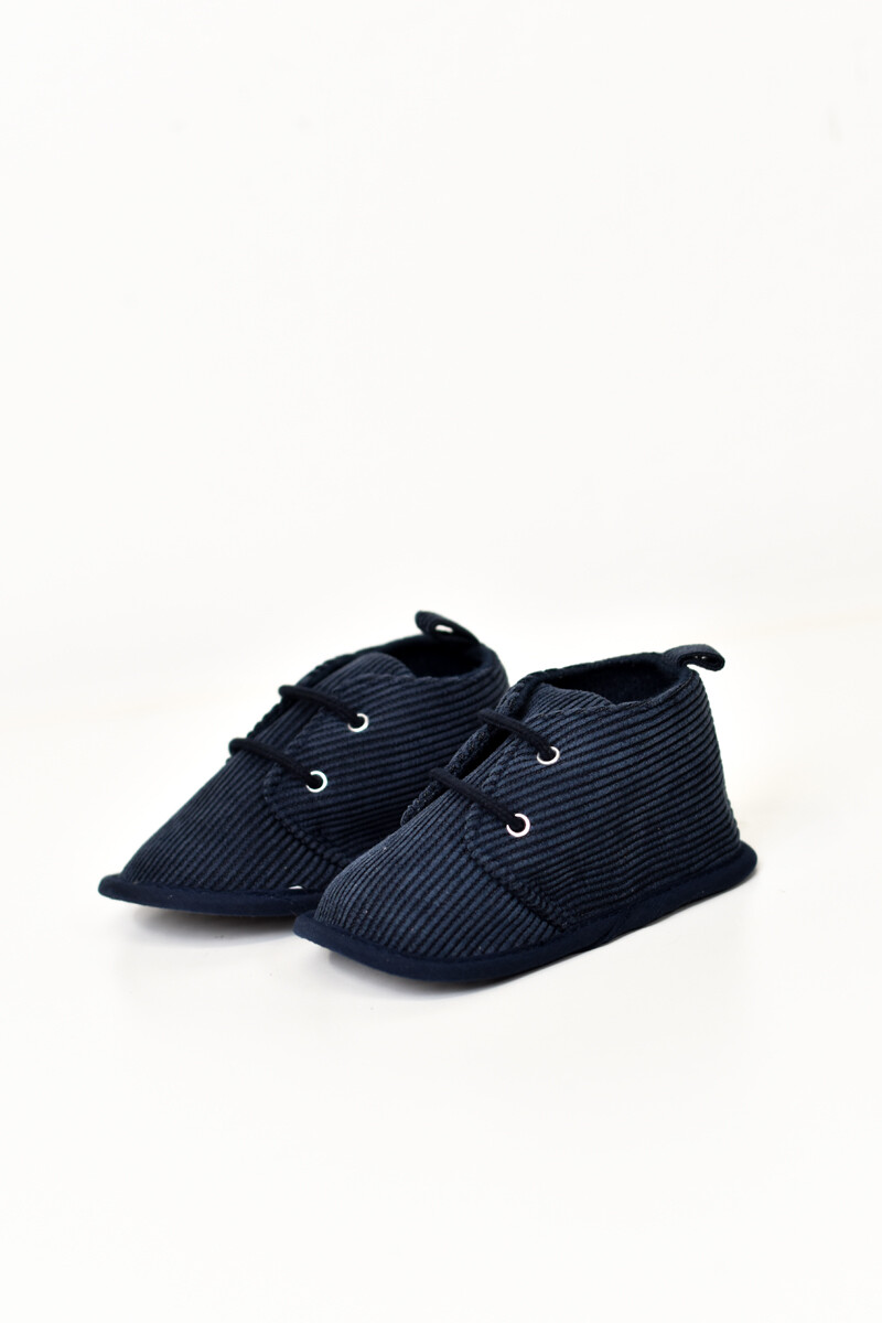 Zapatos con cordones para bebé - Azul 