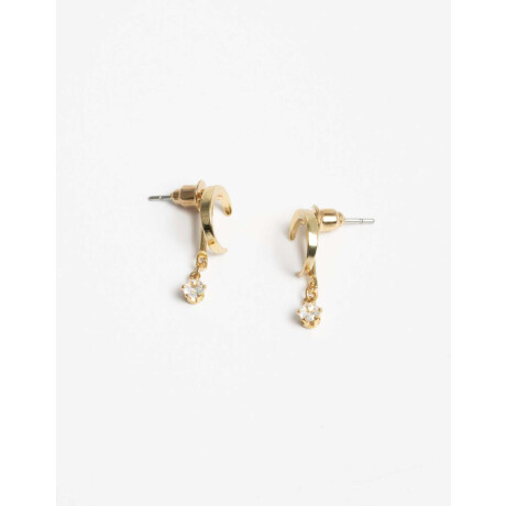 Aros Pasantes Mystic De La Línea Delicates Dorado