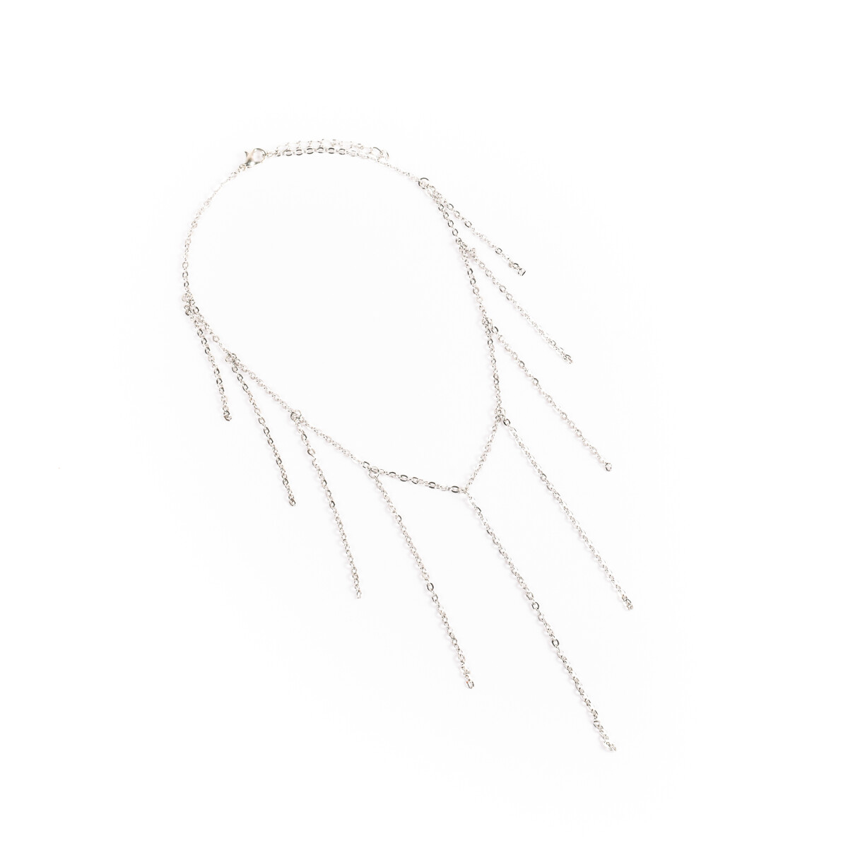 Collar flecos de cadenas 
