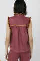 BLUSA CEREZA DETAIL Morado