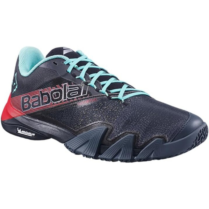 Babolat Calzados Padel Masculino Jet_Premura_2_Lebron Black/Fiesta_Red 0