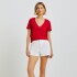 BLUSA MM FEM ROJO OSCURO