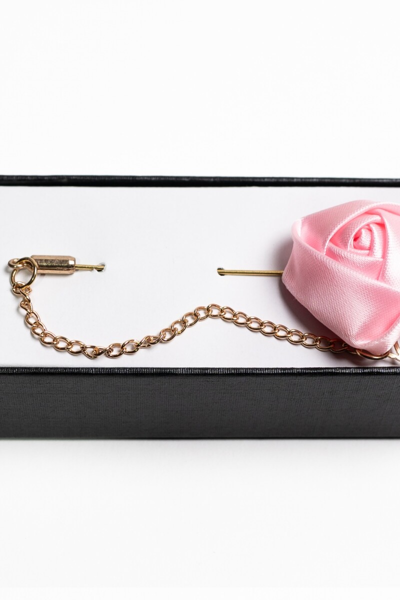 Pin para el Ojal Diseño Flor ROSADO