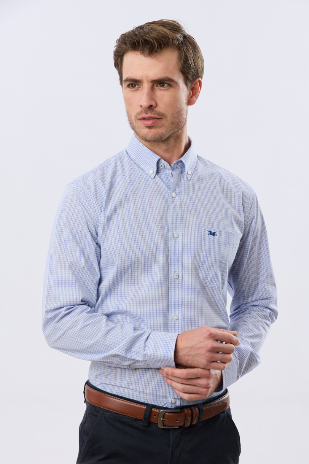 CAMISA CUADROS Azul