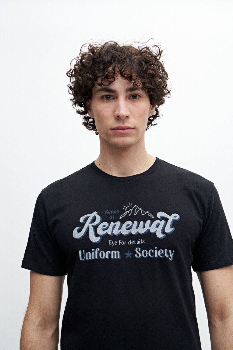 Remera Bincent - Negro 