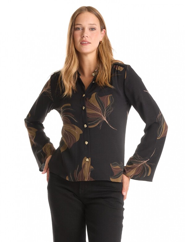 Camisa Print NEGRO/MULTI