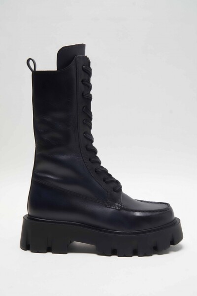 JONES LUG SOLE LACE UP BO Negro