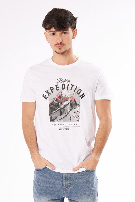 T-SHIRT EXPEDE Blanco