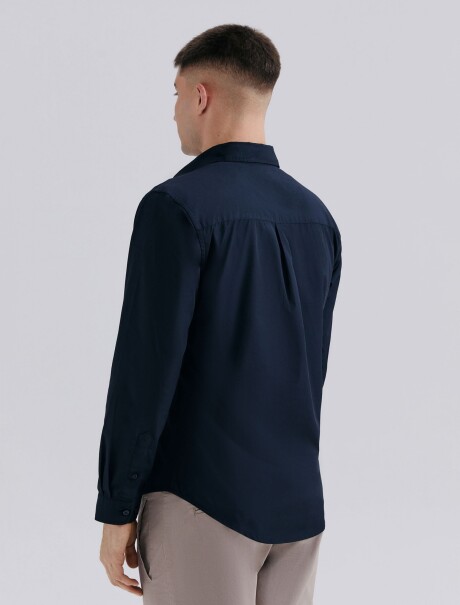 CAMISA MANGA LARGA SLIM NEGRO