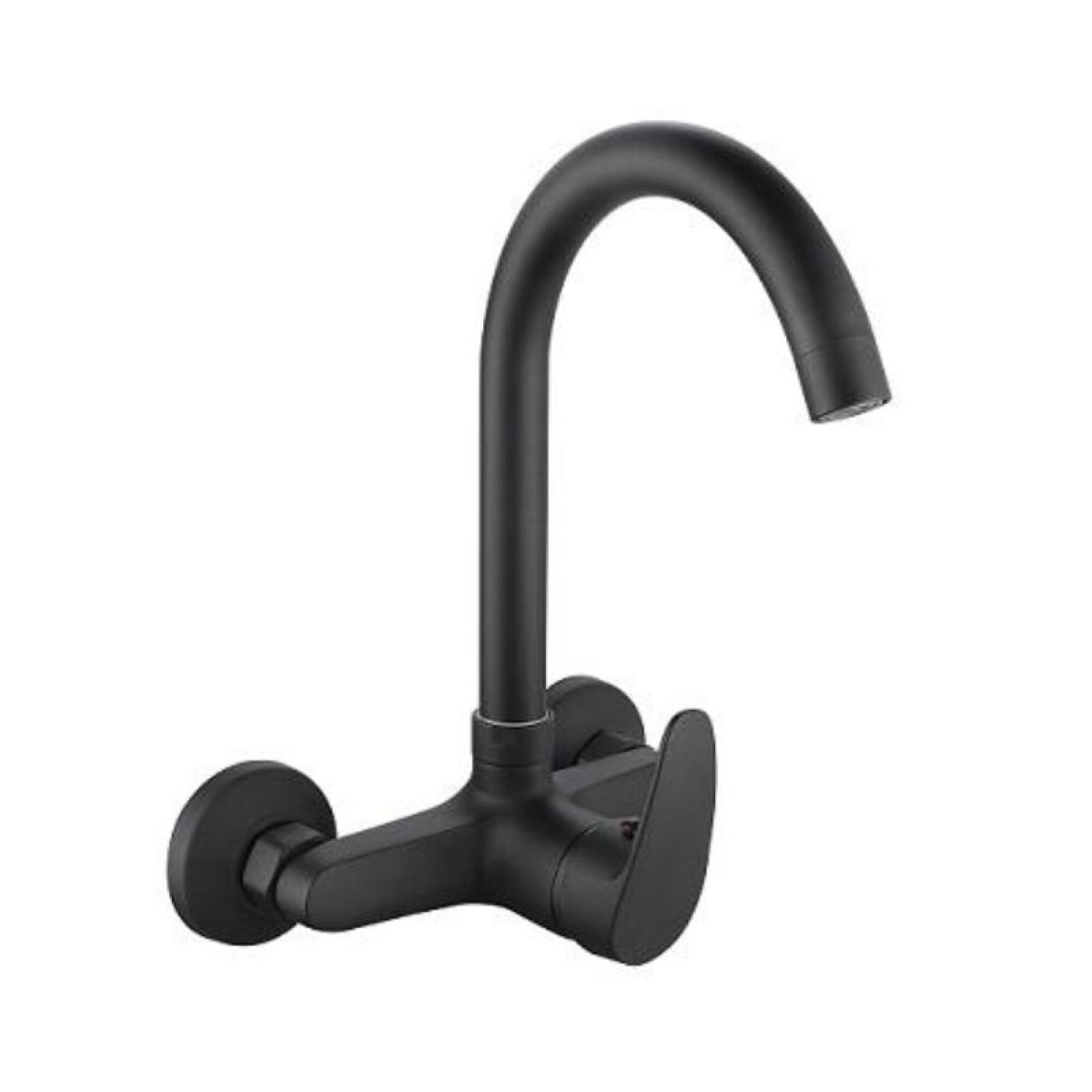 MEZCLADORA DE PARED PARA COCINA ALTA TERO NEGRA