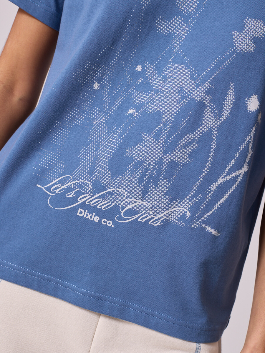 T-SHIRT CRUMI DIXIE - Azul Piedra 