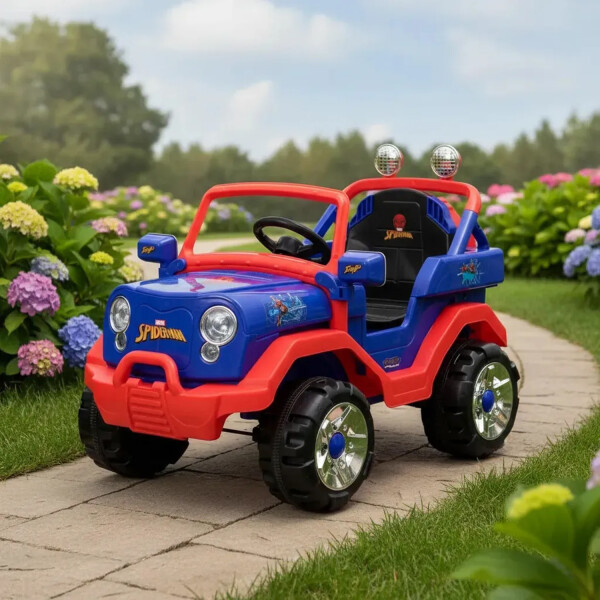 Jeep A Batería Spider Man Con Control Remoto Disney 51722 JEEP ELECTRICO SPIDERMAN DISNEY 51722