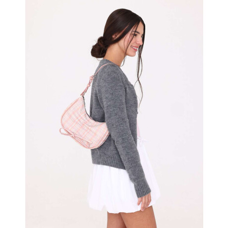 Bandolera Escocesa Con Moño Estampado Escoces