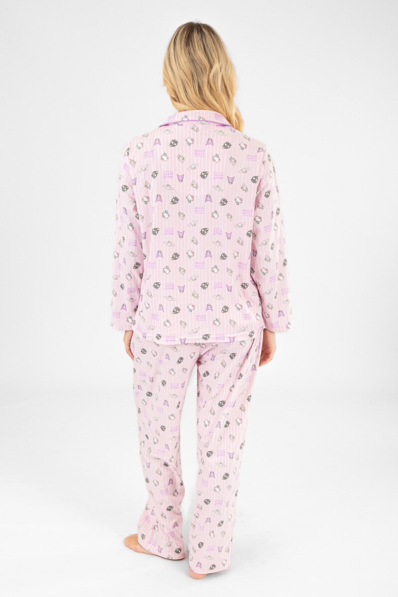 Pijama hk flannel fleece Lila
