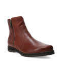 Botas de Mujer Bottero Caña Baja de Cuero Marrón Coñac