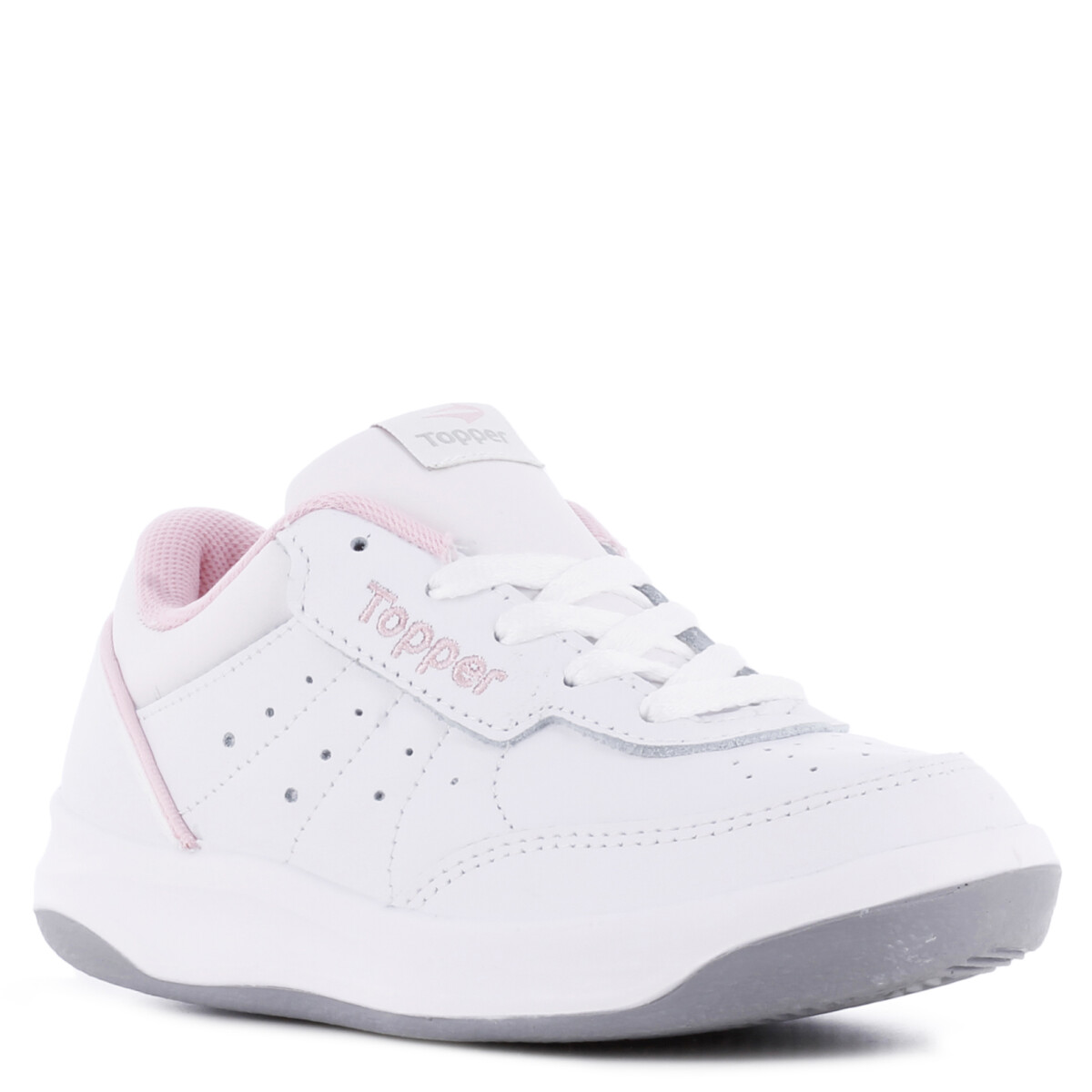 Championes Infantiles Topper X - Blanco - Rosado 