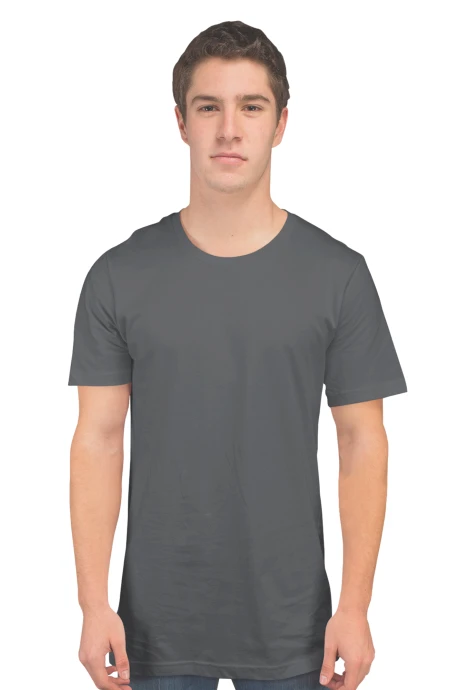 Camiseta a la base peso completo Gris carbón