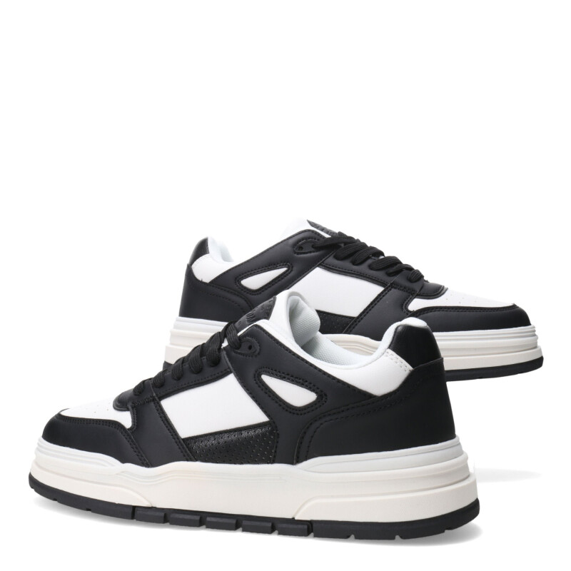 Championes de Hombre Push Blanco Serpiente - Negro