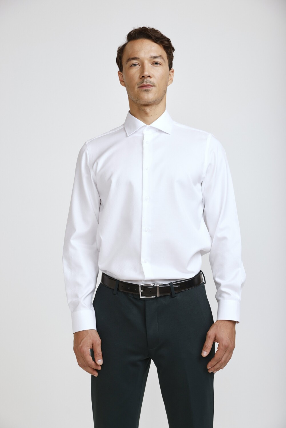 Camisa Guarnieri Premium - BLANCO DOBBY — ALTOCONCEPTO