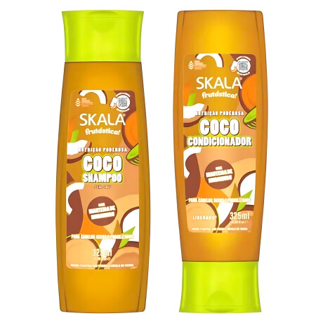 Shampoo + Acondicionador SKALA KIT Pack X2 325Ml Aceite de Coco