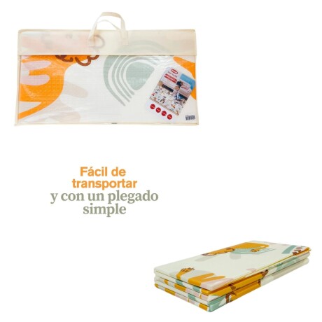 Alfombra Infantil Bebesit Plegable Reversible Antideslizante C
