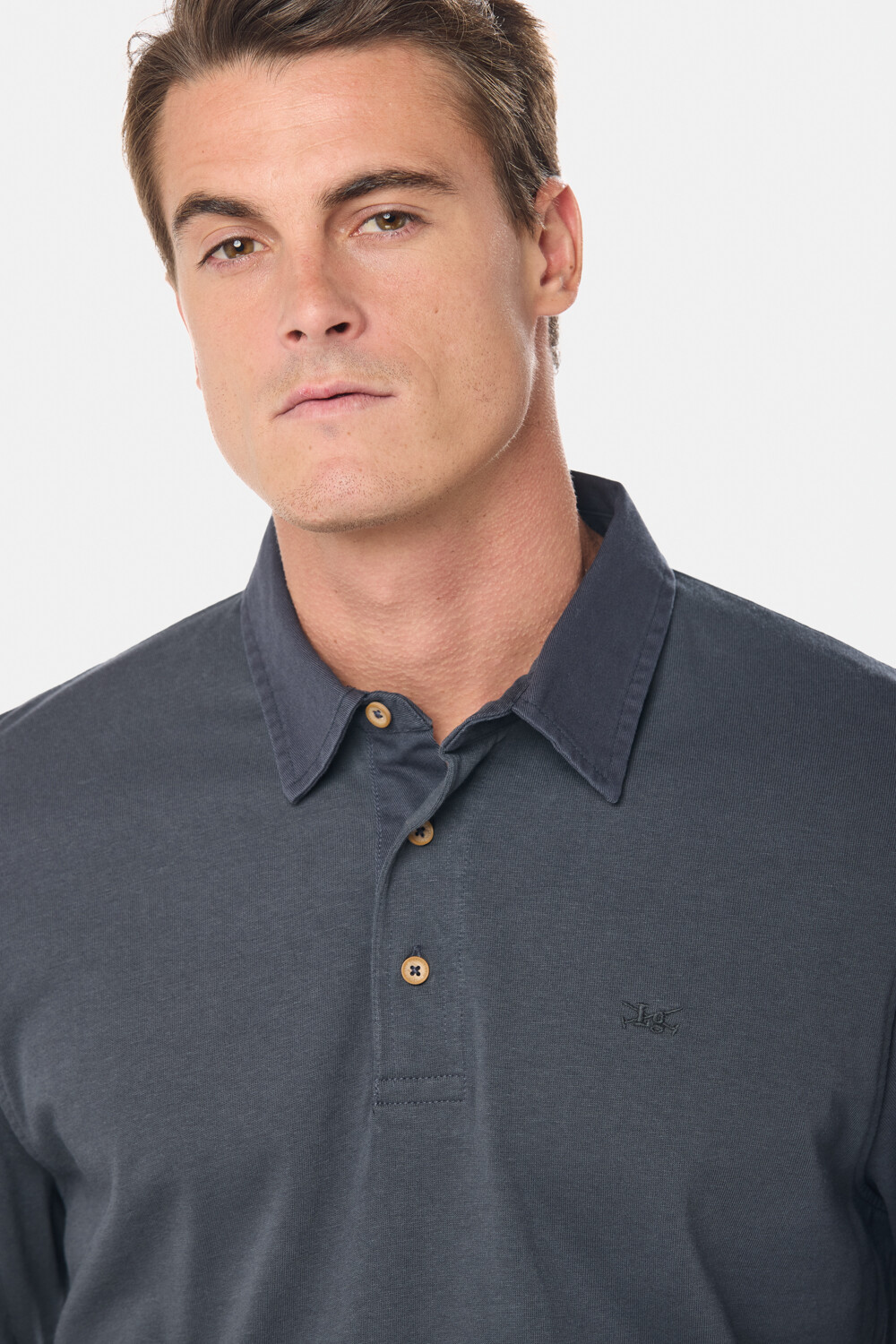 POLO JERSEY LISA Gris