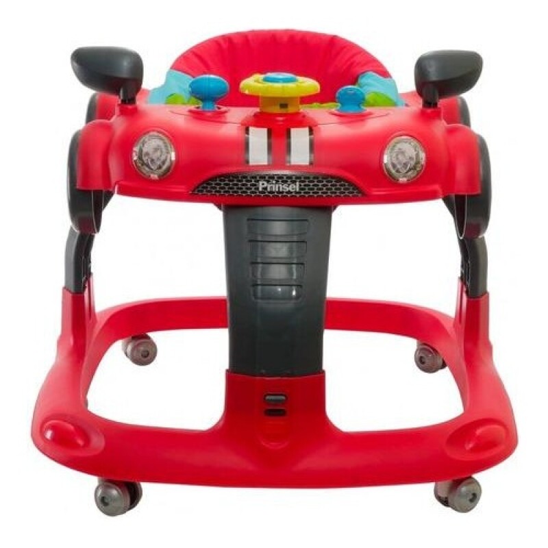 Andador ajustable Bebesit con forma de auto Rojo