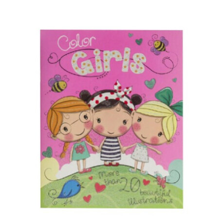 Libro Colorear Girls Colors 7800-7801 Unica