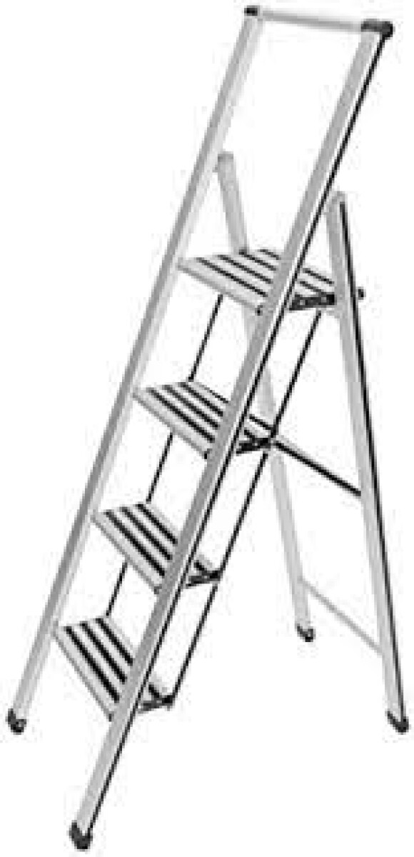Escalera plegable de aluminio 4 escalones Wenko 
